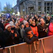 The Newport Christmas lights switch-on. Picture: Newport Now BID