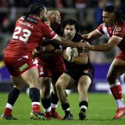 SPIRIT: Rhys Williams on the charge for Wales