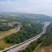 The A465 Heads of the Valleys Road at Brynmawr.