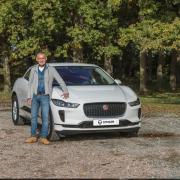 Andrew Slocombe with his new Jaguar I-PACE