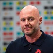09.11.22 - Wales Football World Cup Squad Announcement - Wales manager Rob Page speaks to the press after announcing the Wales World Cup 2022 squad at Tylorstown Welfare Club.