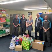 British Gas have made a donation to Noddfa Foodshare.