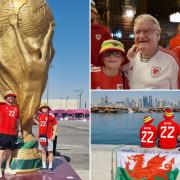 Gavin Waite and son Kegan, from Newport, have been in Qatar to support Wales in the World Cup.