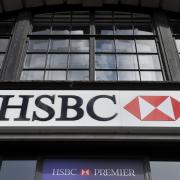 PA file photo of a HSBC bank branch.