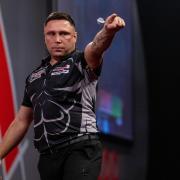 THROUGH: Gerwyn Price is into the last eight of World Darts Championship