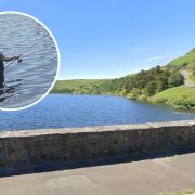 A fisherman has been fined after being caught fishing without a licence at Llyn Clywedog Reservoir.