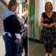 Sher Searle before and after her weight loss journey