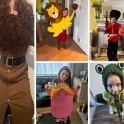 Costumes from previous World Book Days.
