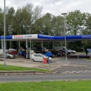 Lee Morgan was caught by police at the Tesco petrol station at Spytty in Newport.