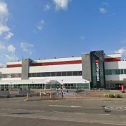 Street view image of Cardiff Airport.