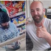 A CCTV image and a family picture of of Jai Holroyd, who has been missing for three weeks.