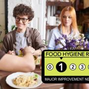 Here are the one and zero food hygiene ratings in Blaenau Gwent