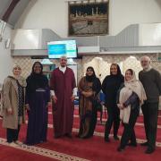 Staff from Coleg Gwent visited a local mosque during Ramadan and shared an iftar while there