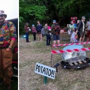 Devauden Festival potato sacrifice