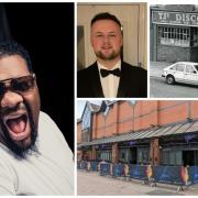 Fatman Scoop (left) is due to play at Vibez in Newport (bottom right). Owner Jack Bannister (top, middle) wants to restore Newport's reputation for great live music, once exemplified by TJ's nightclub (top right)