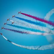 The Red Arrows will do a flypast over Newport on Saturday, June 24.