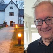 Left: Llanyrafon Manor. Right: Christopher Gillette. Picture: Rosemary Jenkins/Cwmbran Life