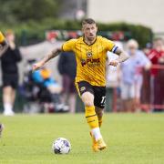080723 - Undy Athletic v Newport County - Pre Season Friendly - Scot Bennett of Newport County in action. Picture: Huw Evans Picture Agency
