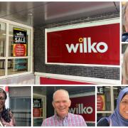 Clockwise from top left: Wilko in Newport city centre; Chris Sweeting; Denise Sweeting; Hushiara Begum; Jennifer Smith; Graham Maguire