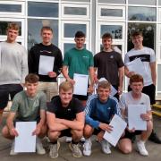 These boys helped Chepstow Comprehensive outperform other similar schools in Wales at last year's GCSE exams.