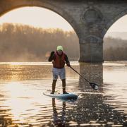 Locations in Abergavenny and Pontypool have been named the best spots for paddleboarding in south Wales.