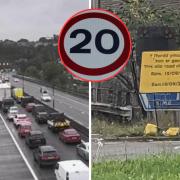 M4 Slip road closure could cause traffic chaos as 20mph speed limit is introduced on Sunday, September 17