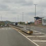 Slip road at Junction 25 to 26 will be closed for essential works this weekend