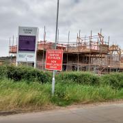 New homes being built at Vinegar Hill, Undy.