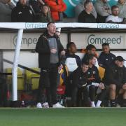041123 - Newport County v Oldham Athletic - FA Cup First Round - Manager of Newport County Graham Coughlan ©Huw Evans Picture Agency