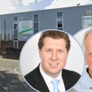 Cllrs Richard John and Paul Griffiths have clashed over a failed bid for levelling-up funding that would have supported a refurbishment of Caldicot Leisure Centre.