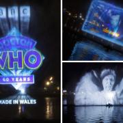 The Doctor Who 60th anniversary projections will only run for a short time - from Wednesday (November 23) to Saturday (November 25).