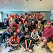 The group of former players at their Christmas breakfast. Picture: Cwmbran Life