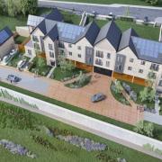 How the proposal for 22 affordable homes in Abertillery could look when built. From Blaenau Gwent County Borough Council.