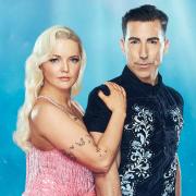 Hannah Spearritt from S Club 7 is partnered with Andy Buchanan on ITV's Dancing On Ice.