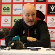 060224 - Wales Rugby Press Conference in the week leading up to their 6 Nations games against England - Alex King, Attack Coach speaks to the media. Picture: Huw Evans Picture Agency