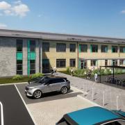 An image showing how the new two storey Maendy Primary School will look.