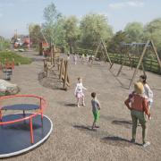 A view of how the play area could look from Welsh Street.