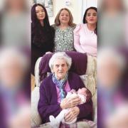 Five generations of women