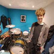 Whitmore High's Dylan Clarke made it to the finals of a prestigious drumming contest