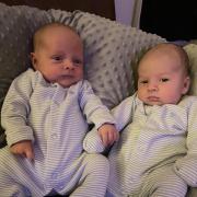 Twins Mason and Myles Jones were born on January 4, 2024, at the Grange University Hospital, near Cwmbran, weighing 5lbs 6oz and 5lbs 11oz. Mum and dad are Hollie and Nathan Jones, of Tredegar. The boys were born naturally. Myles spent two days in the