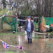 John Nicholls is furious after heavy rainfall has continually flooded his allotment with an inch of sewage and filthy water, rendering it unusuable