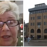 A foul-mouthed rant by Cllr Sue Malson (left) was caught on video