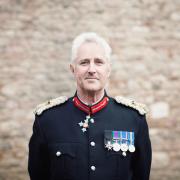 Lord-Lieutenant of Gwent, Brigadier Robert Aitken CBE.