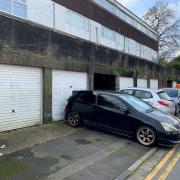 Cheap storage: This garage, in the city of Newport, South Wales,  is being sold by Paul Fosh Auctions with a guide price of just £1. Picture: Paul Fosh Auctions