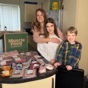 Becky Alexander (with her children Alexis and Tobias) has shared her secret to making delicious meals for just 70p
