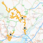 Flood alerts are still in place for three areas of Gwent