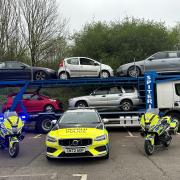 Gwent Police collaborated with five other forces and the MIB to crackdown on uninsured driving on the M4 between London and Swansea