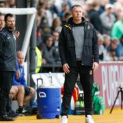 FRUSTRATED: County boss Graham Coughlan during the defeat to Tranmere