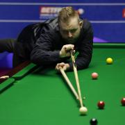 CRACKER: Jackson Page will take on Ronnie O'Sullivan at the World Snooker Championship