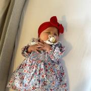 Ava Mary Rose Watkins was born on April 5, 2024, at the Grange University Hospital, near Cwmbran, weighing 7lb 15oz. She is the first child of Alex Gray and Ashley Watkins, of Cwmbran.